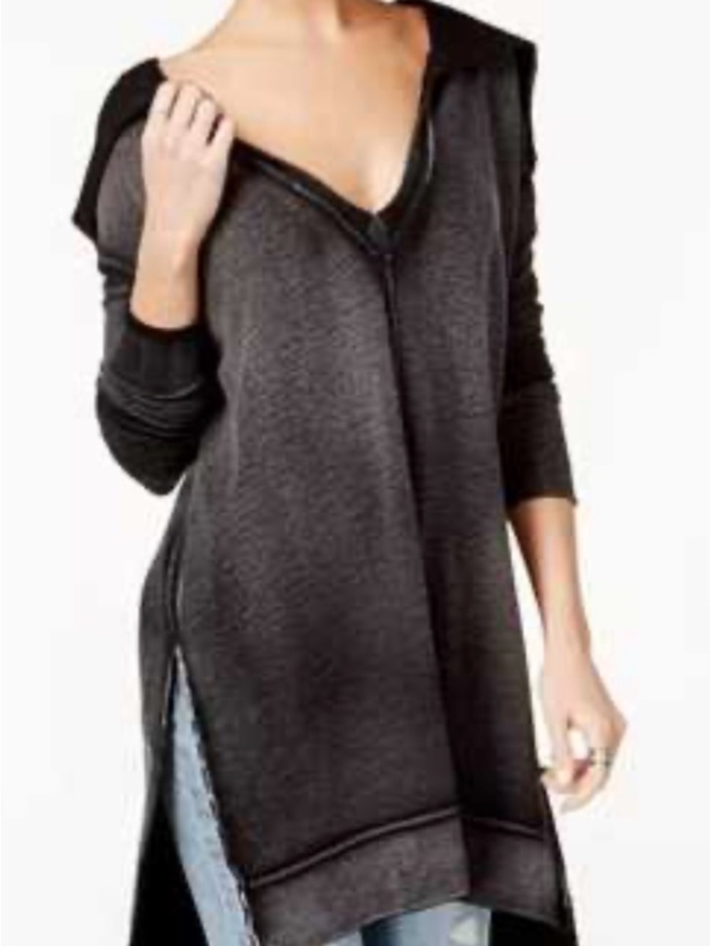 Free People 'Queen Of Hearts' Hooded Tunic